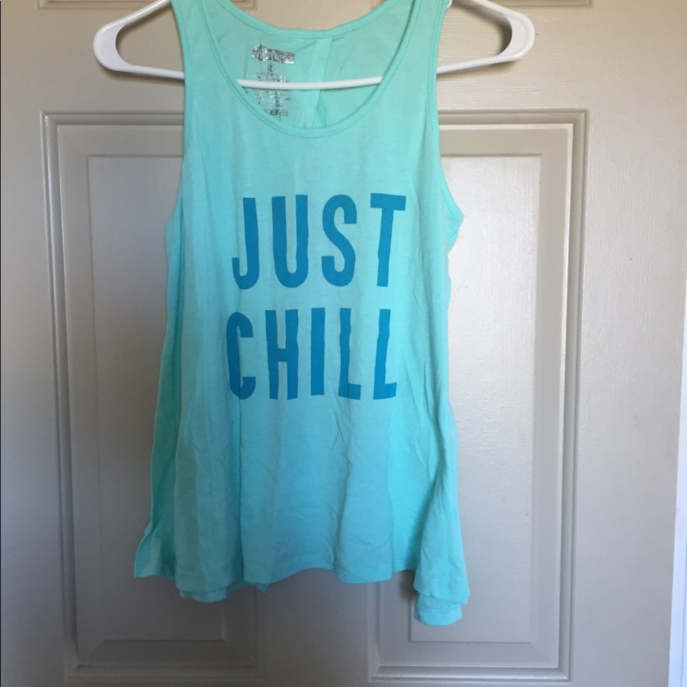 Open back tank top